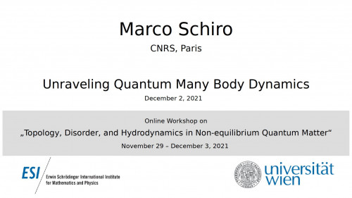 Preview of Marco Schiro - Unraveling Quantum Many Body Dynamics