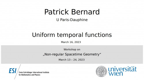 Preview of Patrick Bernard - Uniform temporal functions