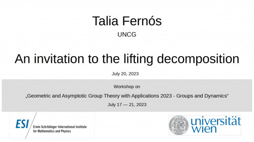 Preview of Talia Fernós - An invitation to the lifting decomposition