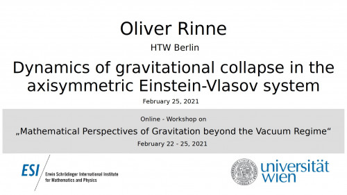 Preview of Oliver Rinne - Dynamics of gravitational collapse in the axisymmetric Einstein-Vlasov system