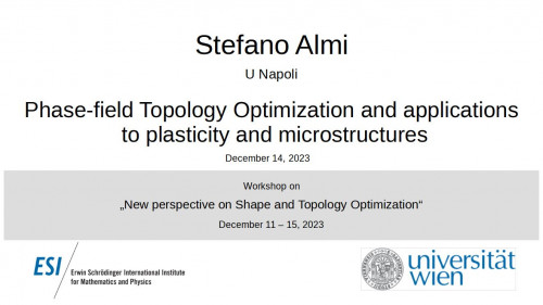 Preview of Stefano Almi - Phase-field Topology Optimization and applications to plasticity and microstructures