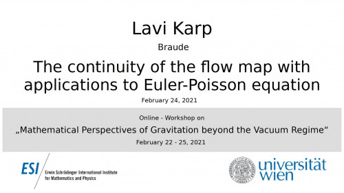 Preview of Lavi Karp - The continuity of the flow map with applications to Euler-Poisson equation