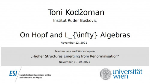 Preview of Toni Kodžoman - On Hopf and L_{\infty} Algebras