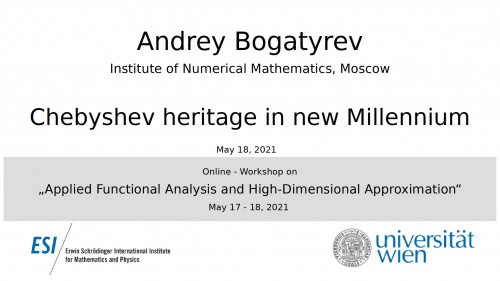 Preview of Chebyshev heritage in new Millennium
