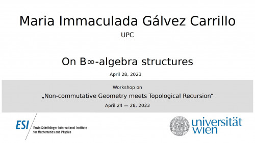 Preview of Maria Immaculada Gálvez Carrillo - On B∞-algebra structures
