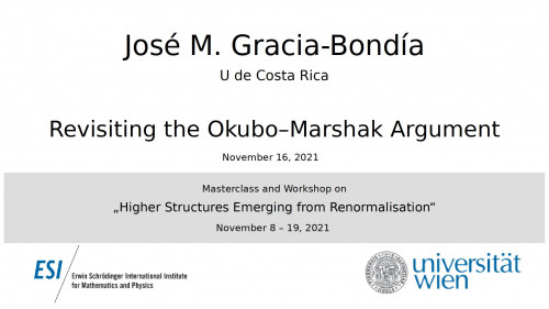 Preview of José M. Gracia-Bondía - Revisiting the Okubo–Marshak Argument