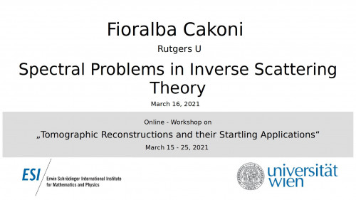 Preview of Spectral Problems in Inverse Scattering Theory