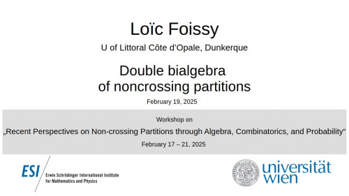 Preview of Loïc Foissy - Double bialgebra of noncrossing partitions