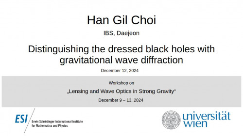 Preview of Han Gil Choi - Distinguishing the dressed black holes with gravitational wave diffraction