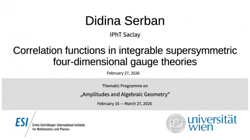 Preview of Didina Serban - Correlation functions in integrable supersymmetric four-dimensional gauge theories
