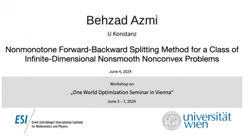 Preview of Behzad Azmi - Nonmonotone Forward-Backward Splitting Method for a Class of Infinite-Dimensional Nonsmooth Nonconvex Problems