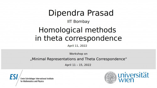 Preview of Dipendra Prasad - Homological methods in theta correspondence
