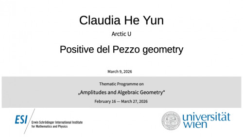 Preview of Claudia He Yun - Positive del Pezzo geometry