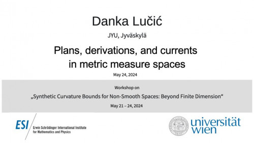 Preview of Danka Lučić - Plans, derivations, and currents in metric measure spaces