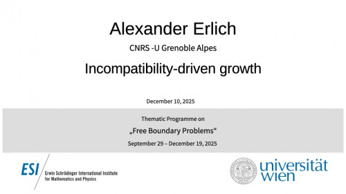 Preview of Alexander Erlich - Incompatibility-driven growth