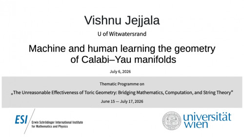 Preview of Vishnu Jejjala - Machine and human learning the geometry of Calabi–Yau manifolds