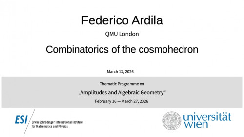 Preview of Federico Ardila - Combinatorics of the cosmohedron