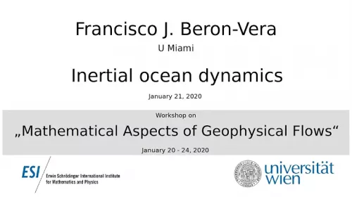 Preview of Francisco J. Beron-Vera - Inertial ocean dynamics