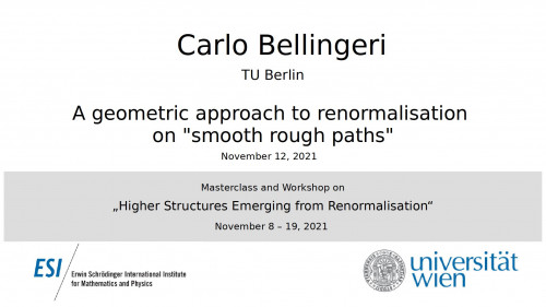 Preview of Carlo Bellingeri - A geometric approach to renormalisation on "smooth rough paths"