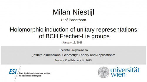 Preview of Milan Niestijl - Holomorphic induction of unitary representations of BCH Fréchet-Lie groups