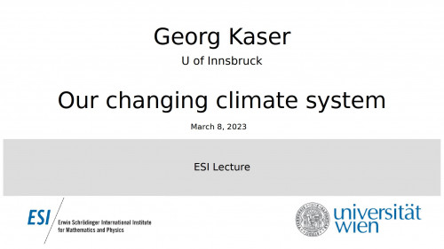 Preview of Georg Kaser - Our changing climate system