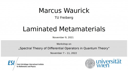 Preview of Marcus Waurick - Laminated Metamaterials