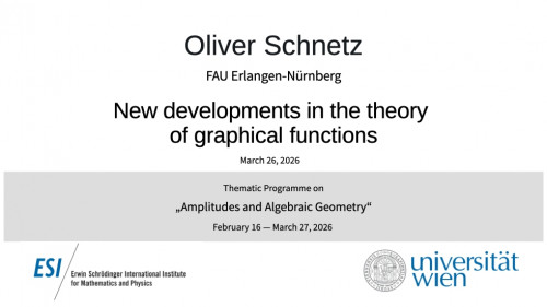 Preview of Oliver Schnetz - New developments in the theory of graphical functions