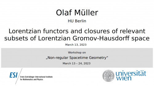 Preview of Olaf Müller - Lorentzian functors and closures of relevant subsets of Lorentzian Gromov-Hausdorff space