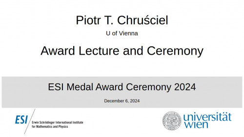 Preview of ESI Medal Award Ceremony 2024 - Award