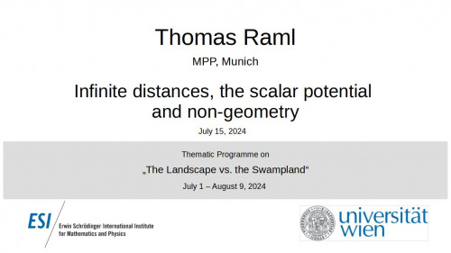 Preview of Thomas Raml - Infinite distances, the scalar potential and non-geometry