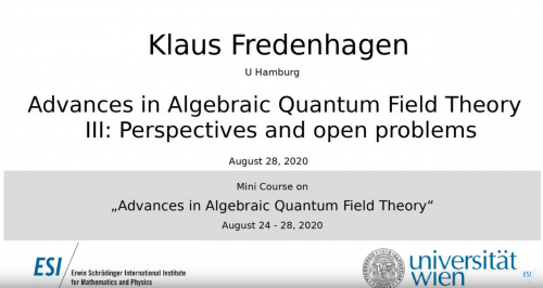 Preview of Klaus Fredenhagen - Advances in Algebraic Quantum Field Theory III: Perspectives and open problems