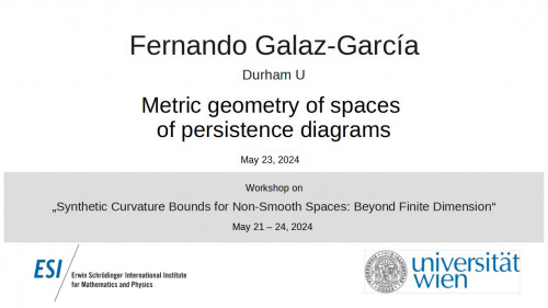 Preview of Fernando Galaz-García - Metric geometry of spaces of persistence diagrams