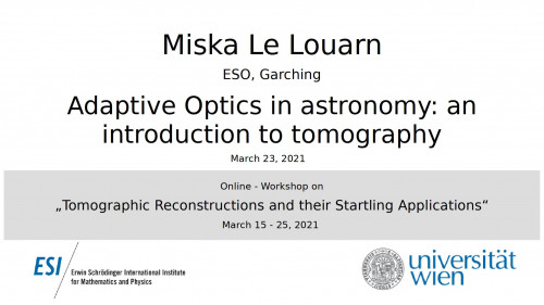 Preview of Adaptive Optics in astronomy: an introduction to tomography