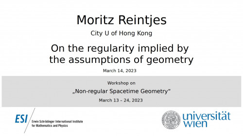 Preview of Moritz Reintjes - On the regularity implied by the assumptions of geometry