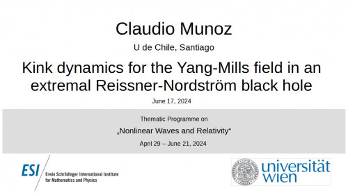 Preview of Claudio Munoz - Kink dynamics for the Yang-Mills field in an extremal Reissner-Nordström black hole