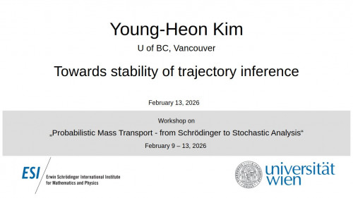 Preview of Young-Heon Kim - Towards stability of trajectory inference