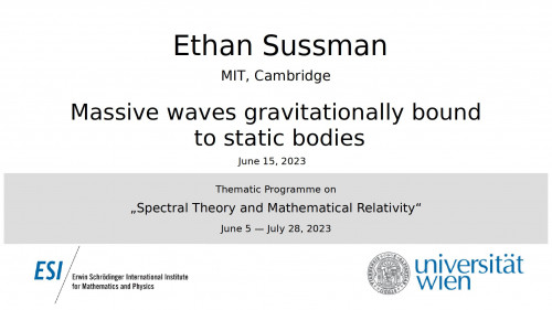 Preview of Ethan Sussman - Massive waves gravitationally bound to static bodies