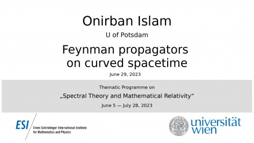 Preview of Onirban Islam - Feynman propagators on curved spacetime