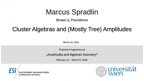 Preview of Marcus Spradlin - Cluster Algebras and (Mostly Tree) Amplitudes