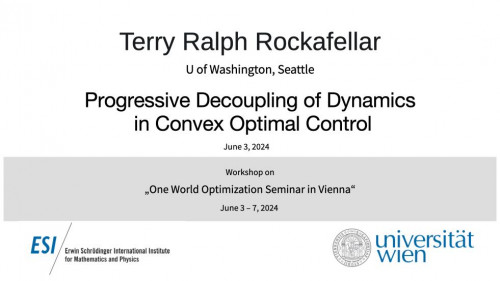 Preview of Terry Ralph Rockafellar - Progressive Decoupling of Dynamics in Convex Optimal Control