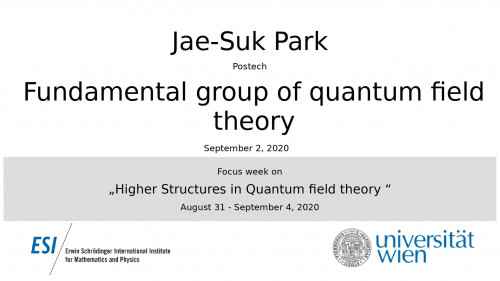 Preview of Jae-Suk Park - Fundamental group of quantum field theory