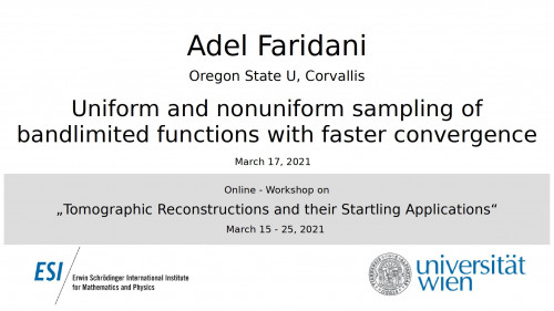 Preview of Uniform and nonuniform sampling of bandlimited functions with faster convergence