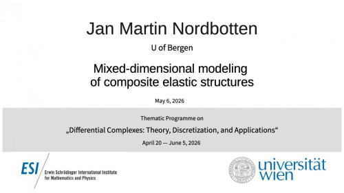 Preview of Jan Martin Nordbotten - Mixed-dimensional modeling of composite elastic structures