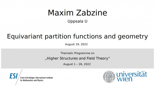 Preview of Maxim Zabzine - Equivariant partition functions and geometry