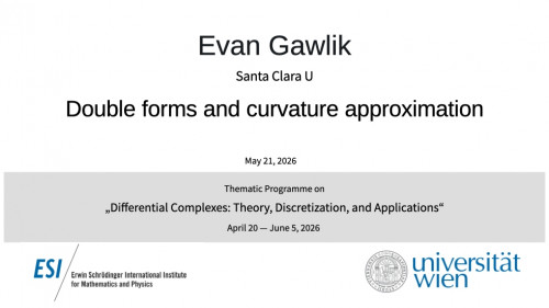 Preview of Evan Gawlik - Double forms and curvature approximation