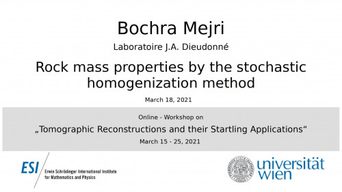 Preview of Rock mass properties by the stochastic homogenization method