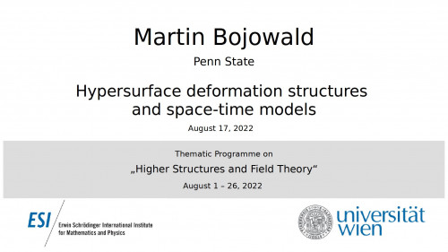 Preview of Martin Bojowald - Hypersurface deformation structures and space-time models
