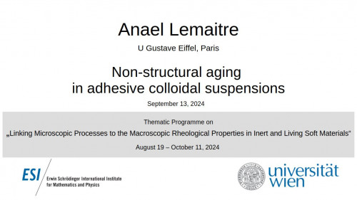 Preview of Non-structural aging in adhesive colloidal suspensions
