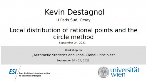 Preview of Kevin Destagnol - Local distribution of rational points and the circle method