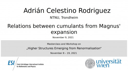 Preview of Adrián Celestino Rodriguez - Relations between cumulants from Magnus' expansion